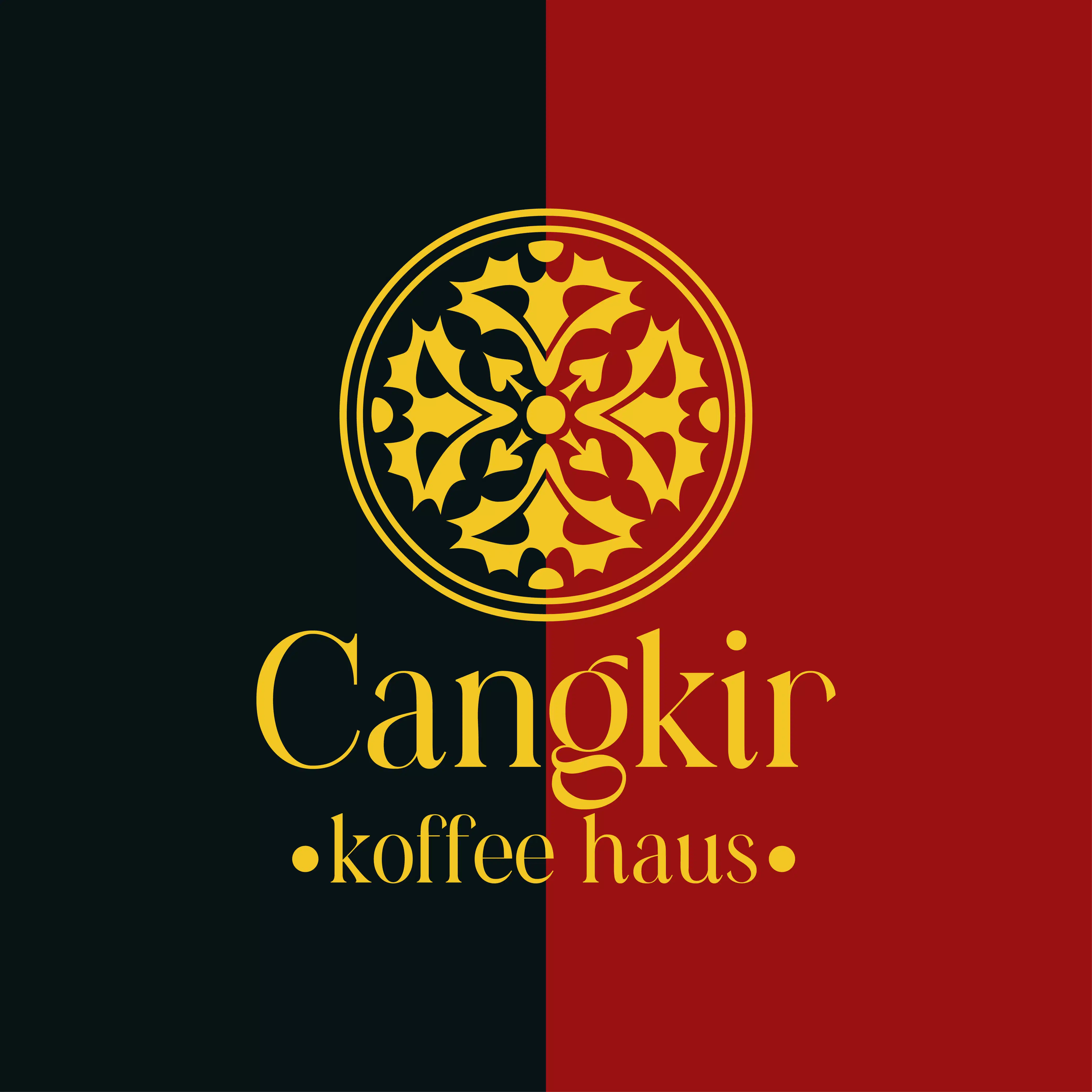 logo presentation for Cangkir Koffee Haus.