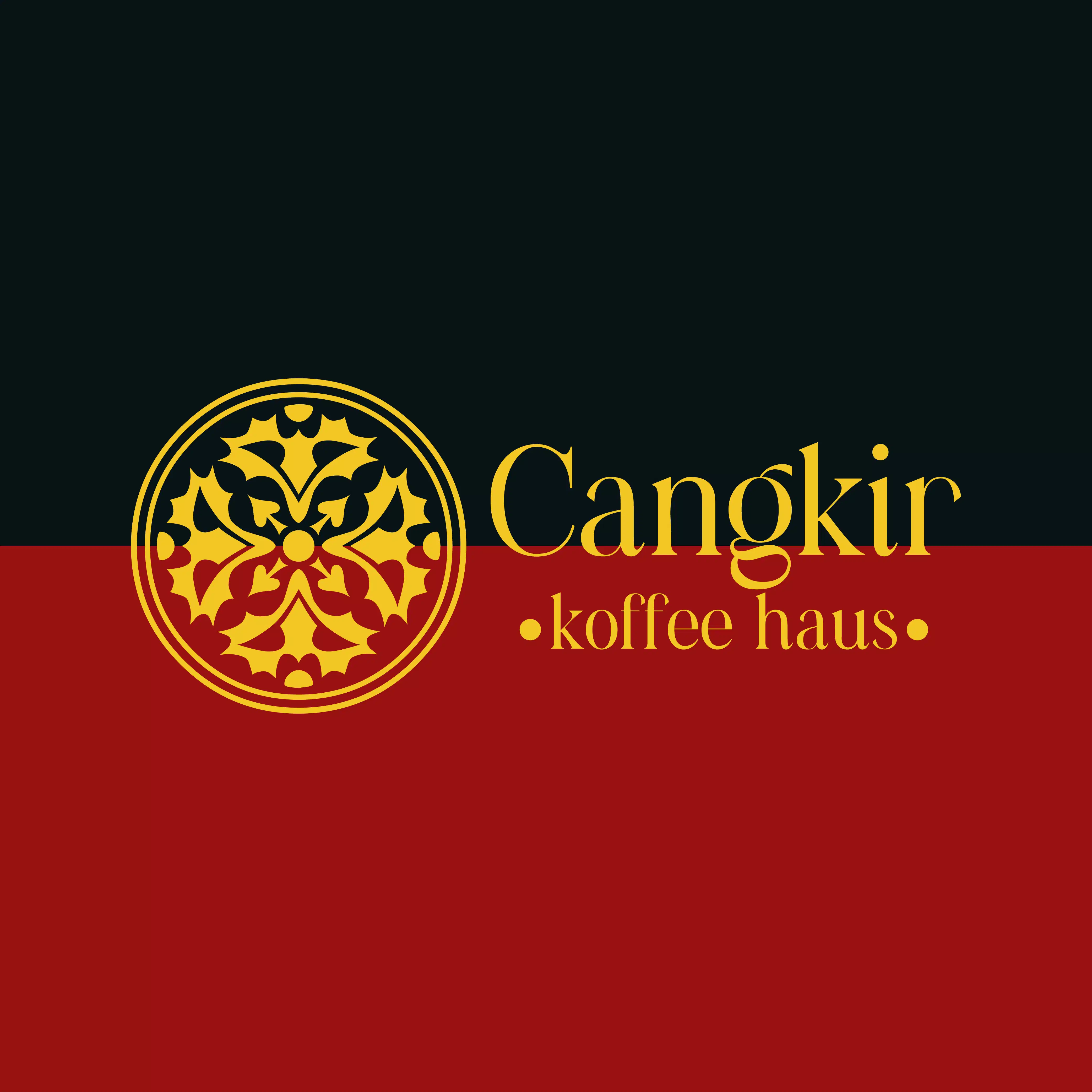 logo presentation for Cangkir Koffee Haus.