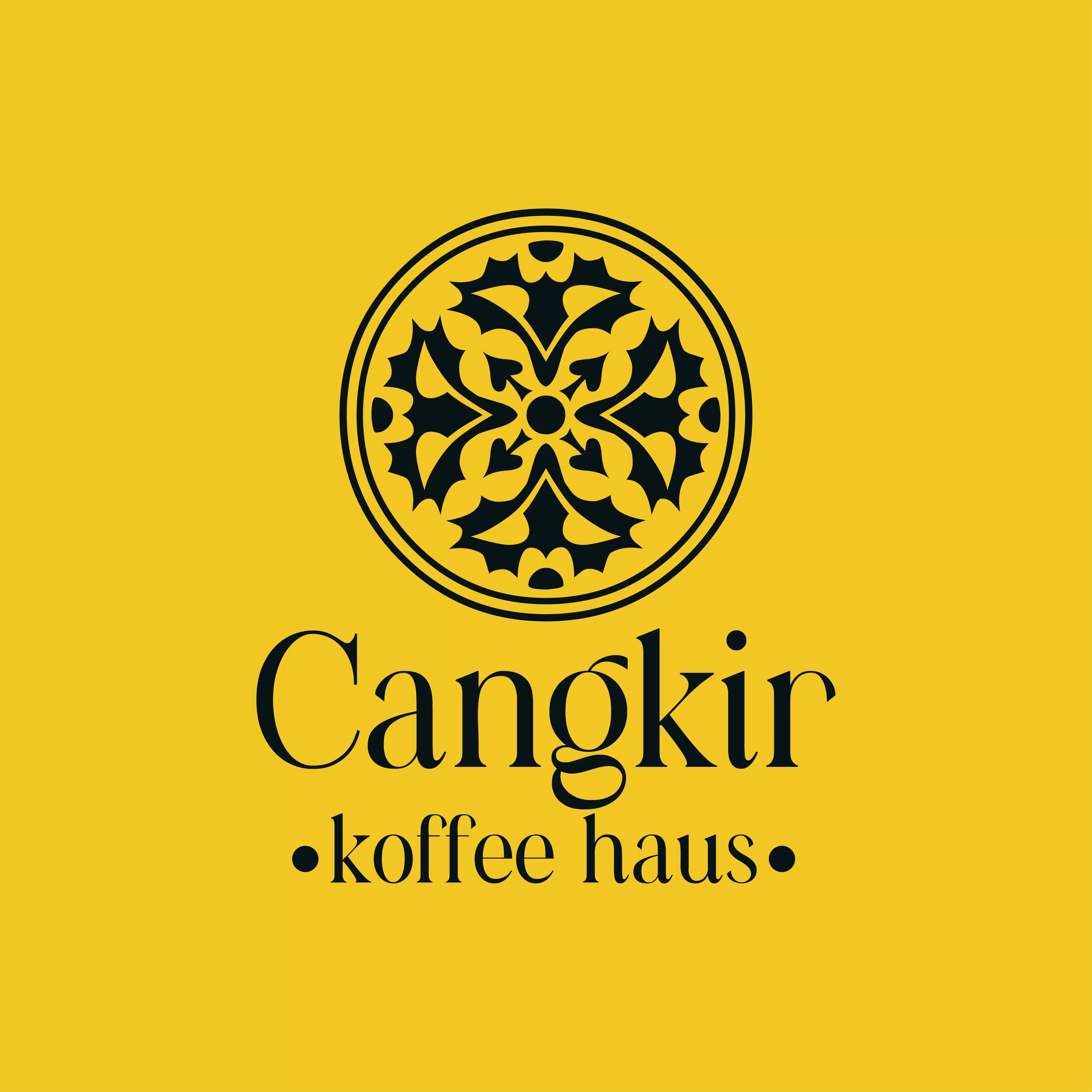 logo presentation for Cangkir Koffee Haus.