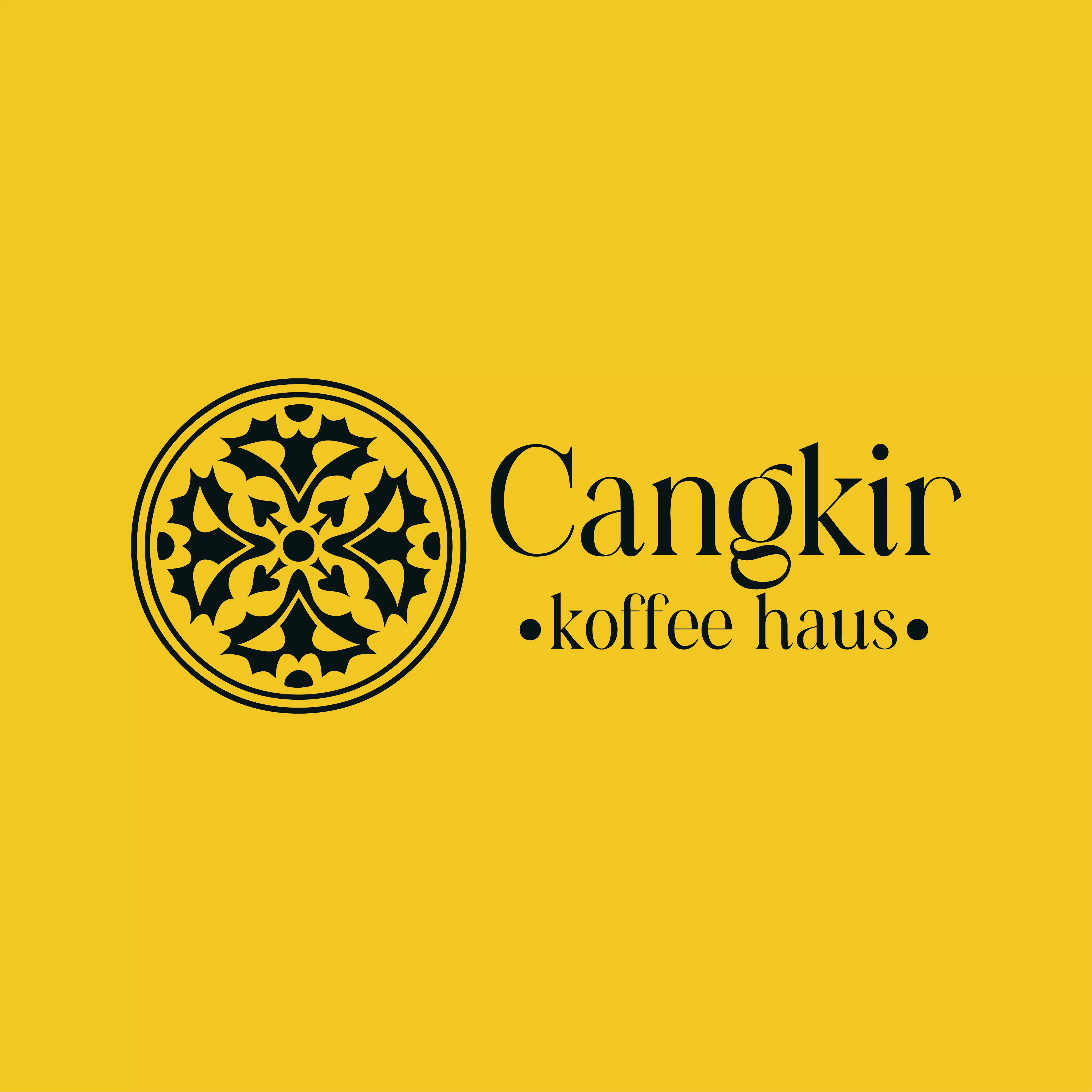 logo presentation for Cangkir Koffee Haus.